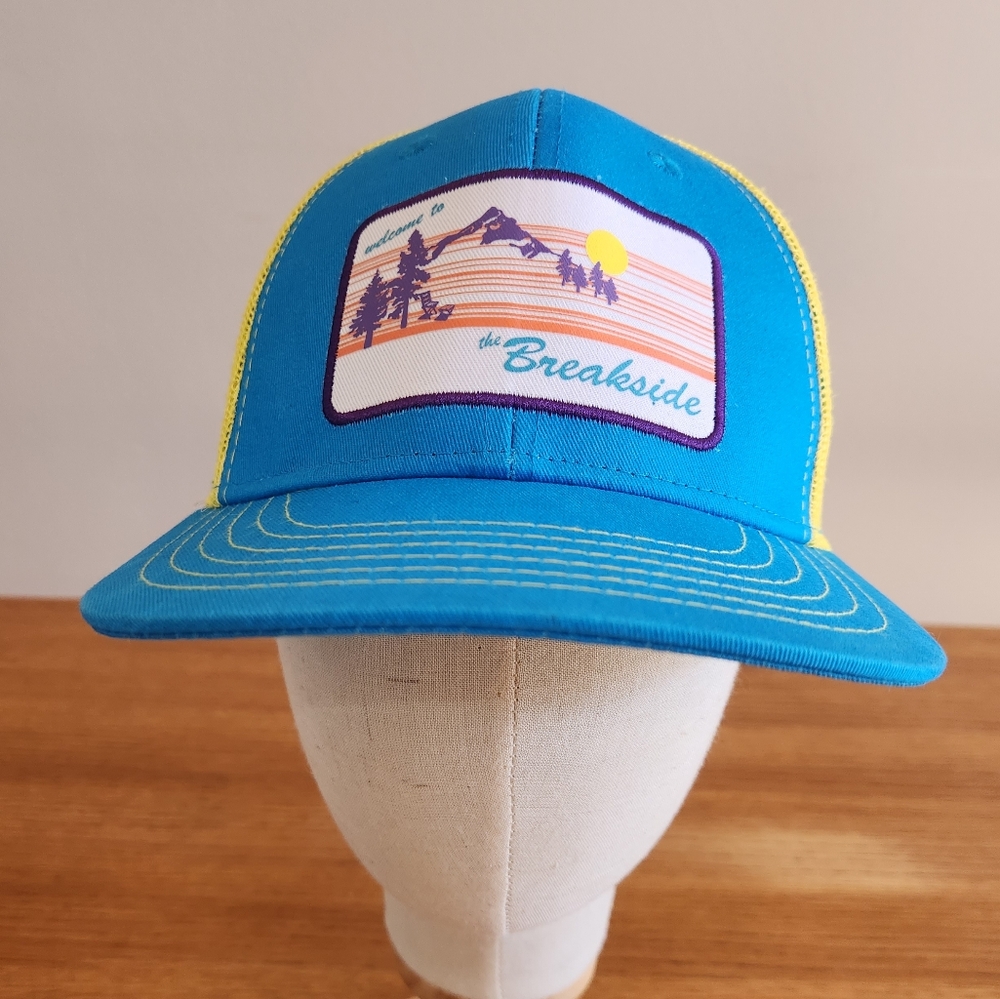 Unisex "Welcome to the Breakside" Patch Mesh Trucker Style Snapback Hat